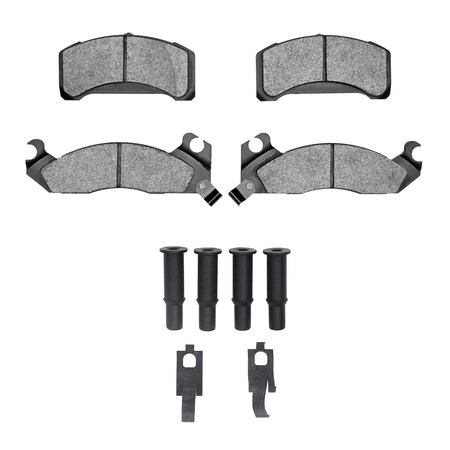 Dynamic Friction Co 3000 Semi-Metallic Brake Pads Hardware Kit, Low Dust, 100% Copper Free, 100% Asbestos-free, Front 1311-0310-01